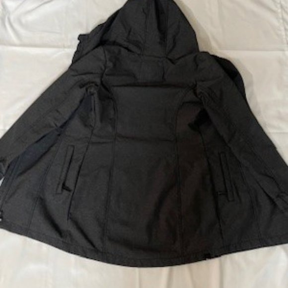 Bench Charcoal Grey long Line Jacket - Picture 3 of 5